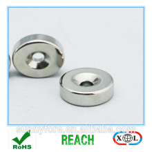 Countersunk Ringed Neodymium Magnets